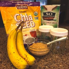 A.B.C. (Almond butter, Banana, and Chia seed) Pudding